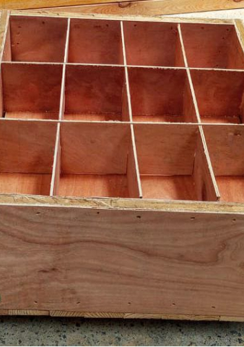 Partition Type Wooden Box